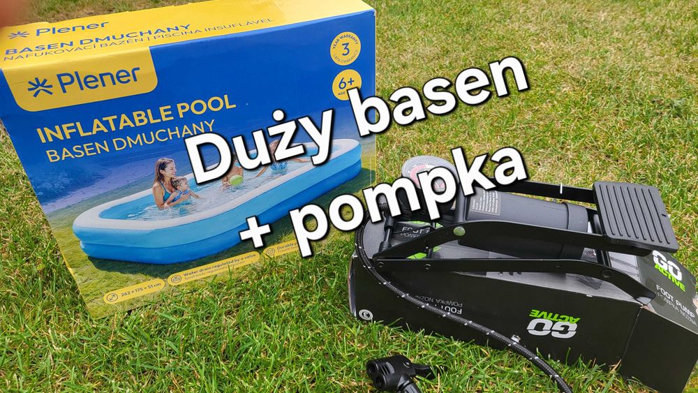 Basen rodzinny+ pompka do dmuchania / Darmowa wysyłka !
