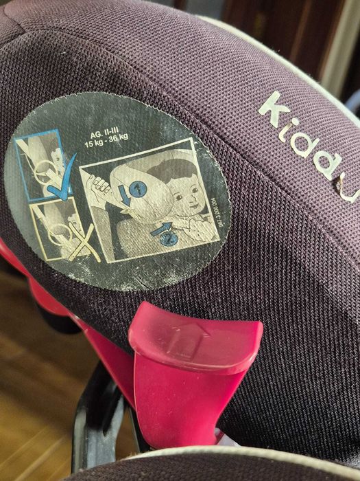 Cadeira Auto Kiddy com isofix 15-36 kilos