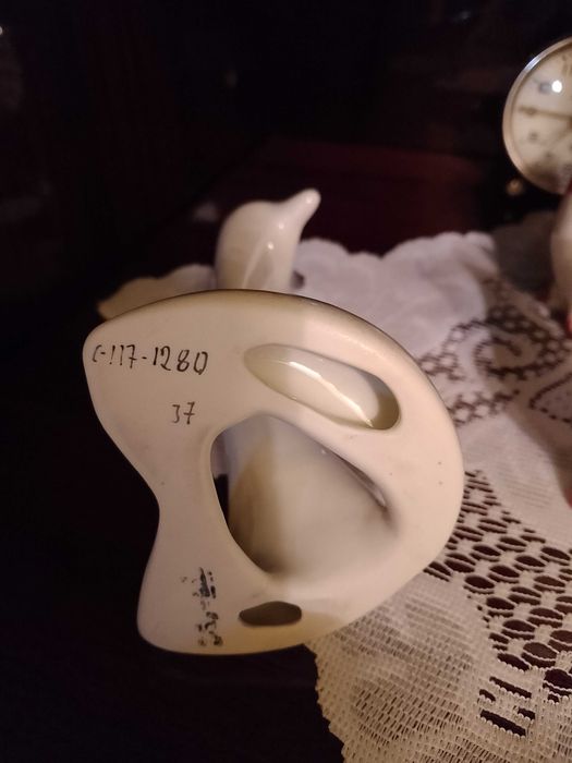 Siedzący lis figurka