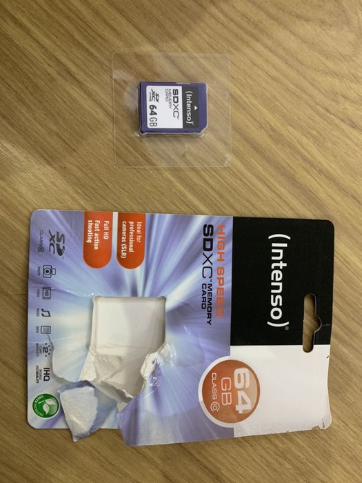 Intenso SDXC Memory Card 64GB Class 1064586017231361122