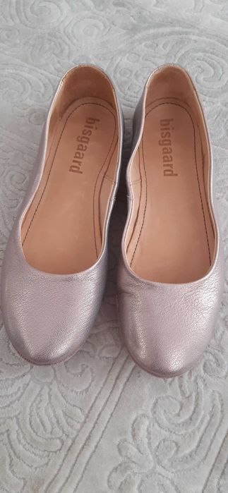 Baleriny skórzane Bisgaard