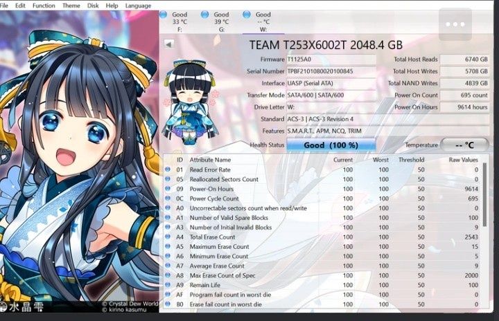 SSD SATA 2,5" 2TB Team Group CX2