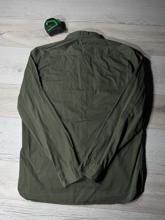 Сорочка Uniqlo фланель хакі casual тактична сорочка military outdoor