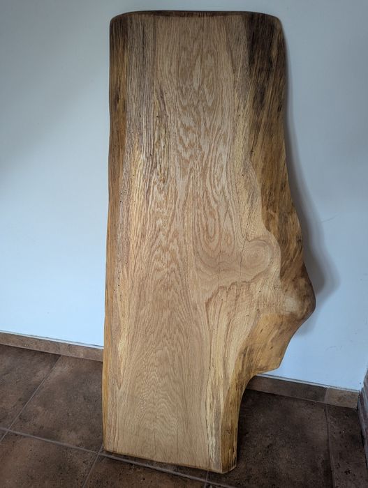 Dębowa deska, na blat lub półkę w stylu rustykalnym, Boho