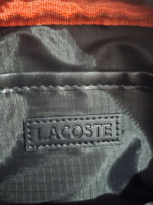 Czarna torebka lacoste męska