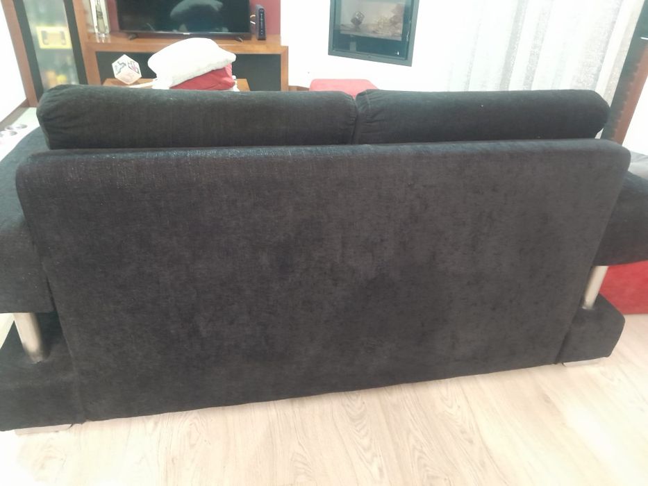 Vendo sofá preto