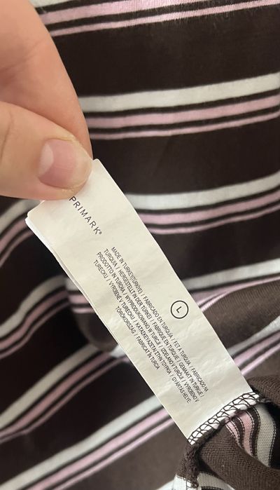 Чоловіче смугасте поло Primark у розмірі L
