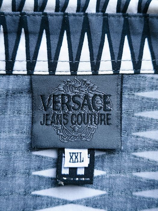 Versace винтажная мужская рубашка XXL