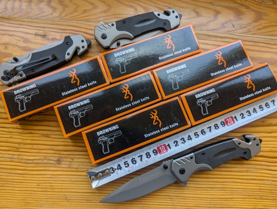 Топ‼️Складной розкладной нож Browning стропорез, стеклобой с