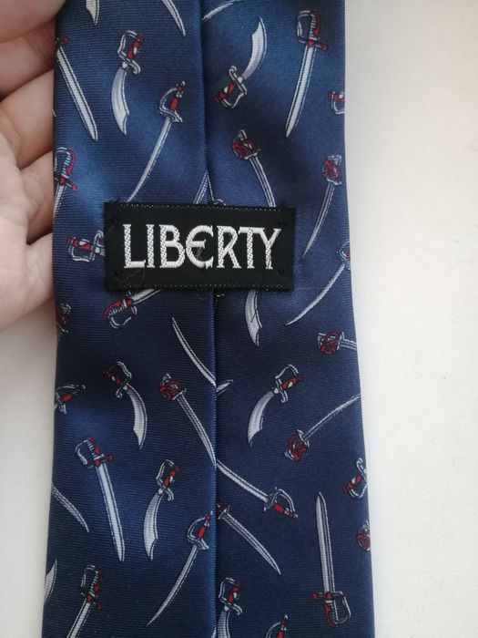 Краватка шовкова шаблі Liberty стильна чоловіча шовк зброя, цікава, галстук