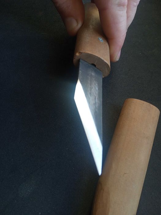 Nóż japoński kiridashi stal węglowa