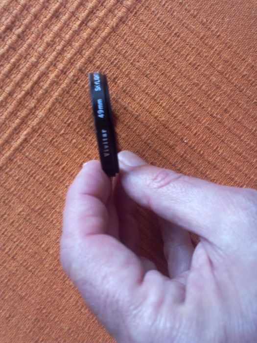 Lente protecção Vivitar Skylight para lente 49 mm. Fotog analogica