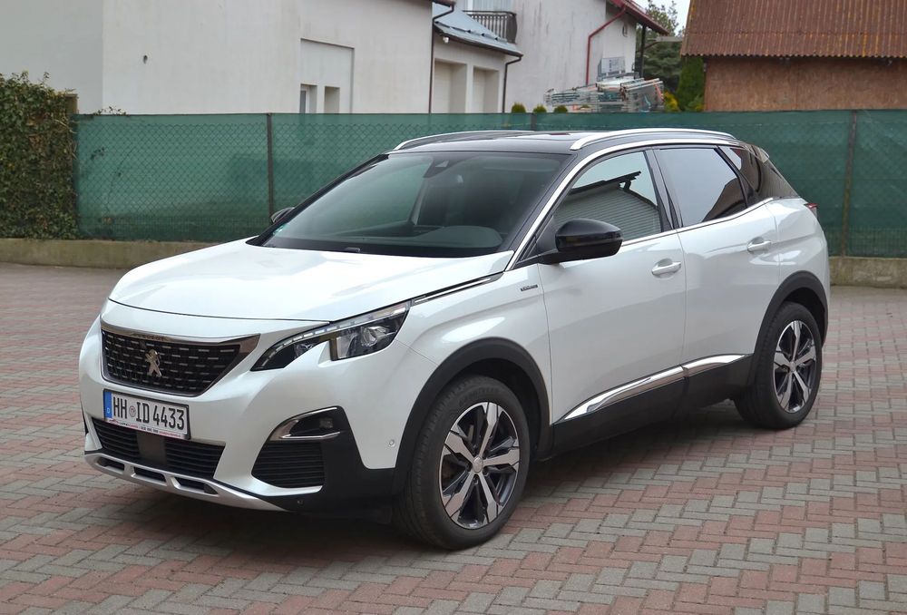 Peugeot 3008 GT-LINE 1-Ręka Biała Perla Panorama kamera 360 Mega Stan