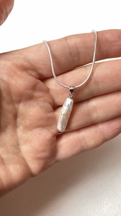 Натуральна перлина срібло