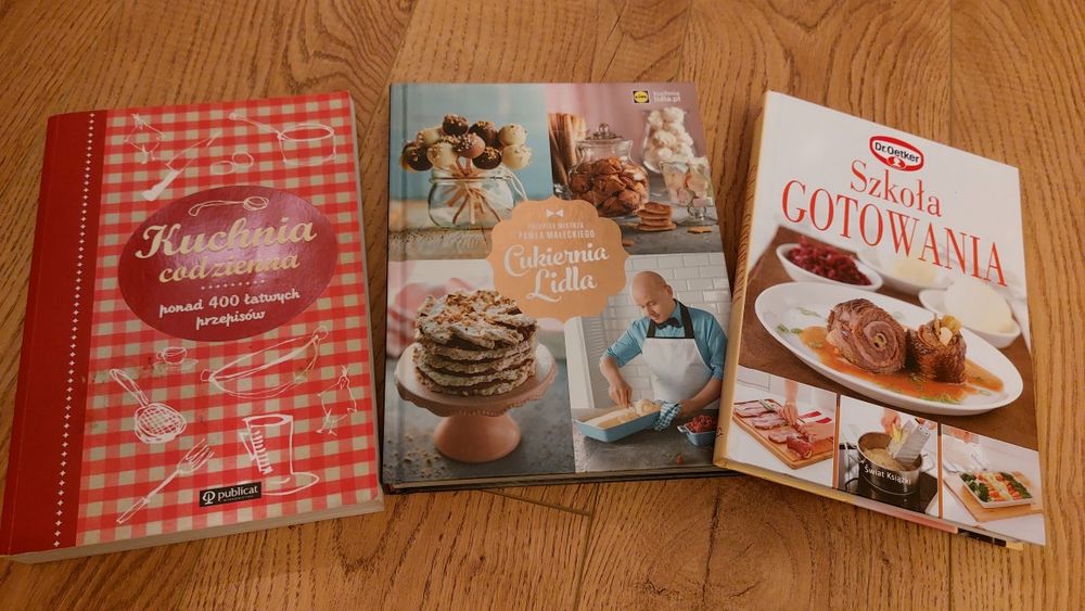 Szkoła gotowania Dr.Oetker, Cukiernia Lidla, Kuchnia codzienna,