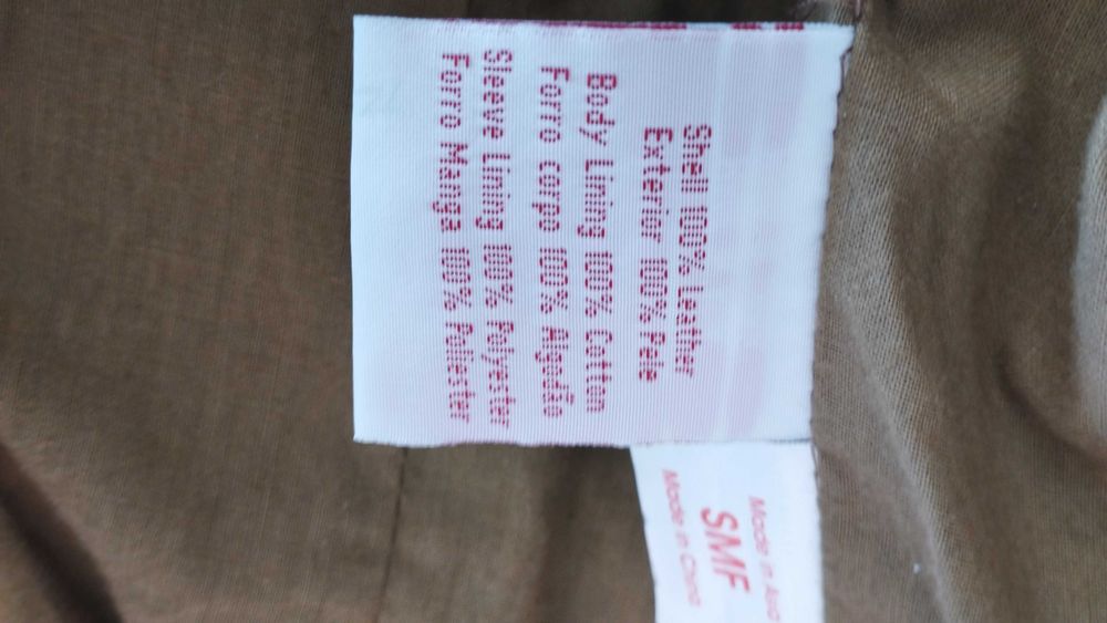 Casaco de camurça vintage