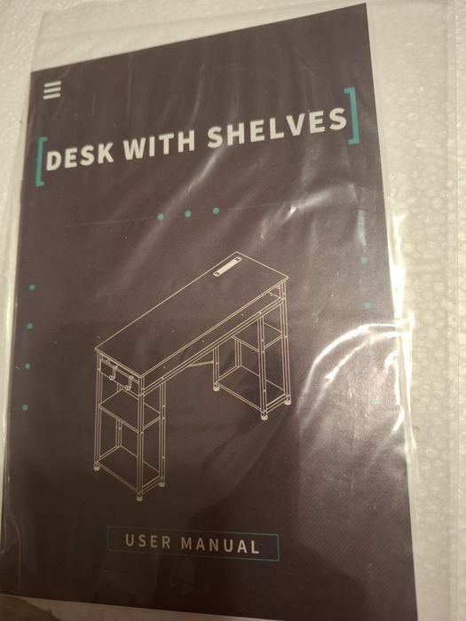 Biurko toaletka 120x40 biale