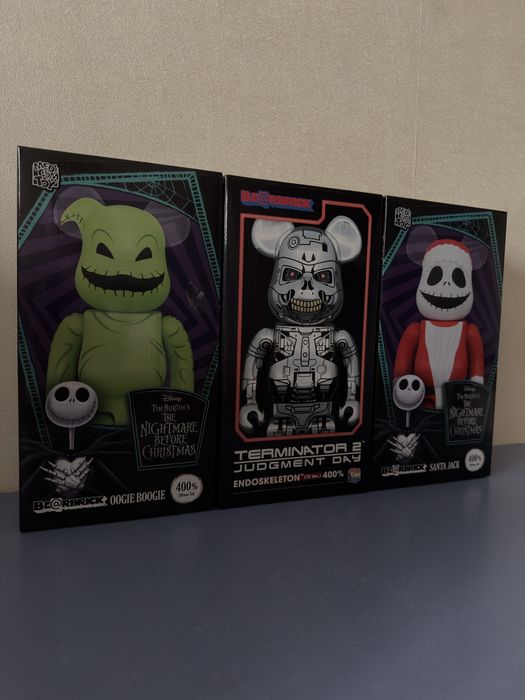 Колекційні фігурки BEARBRICK 400% - набір з 3 шт (оригінал)