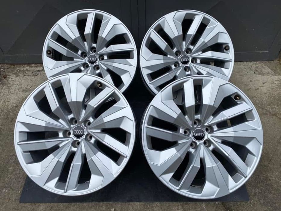 Komplet 20" Audi Q8 e-tron 4KE601025P 9J ET20 5x112 Oryginał q7 q8 4m Touareg