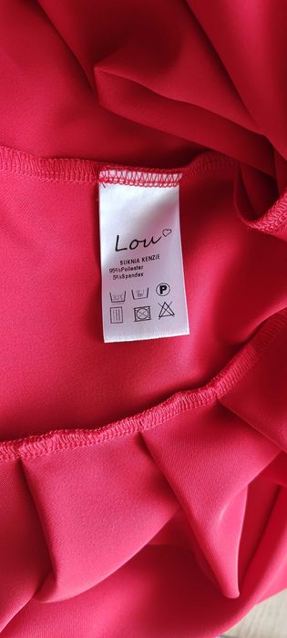 Sukienka czerwona r. 38 LOU