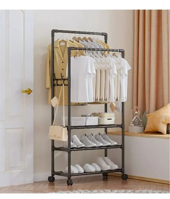 Вешалка полка для одежды и обуви.вішалка  полка.стеллаж.этажерка