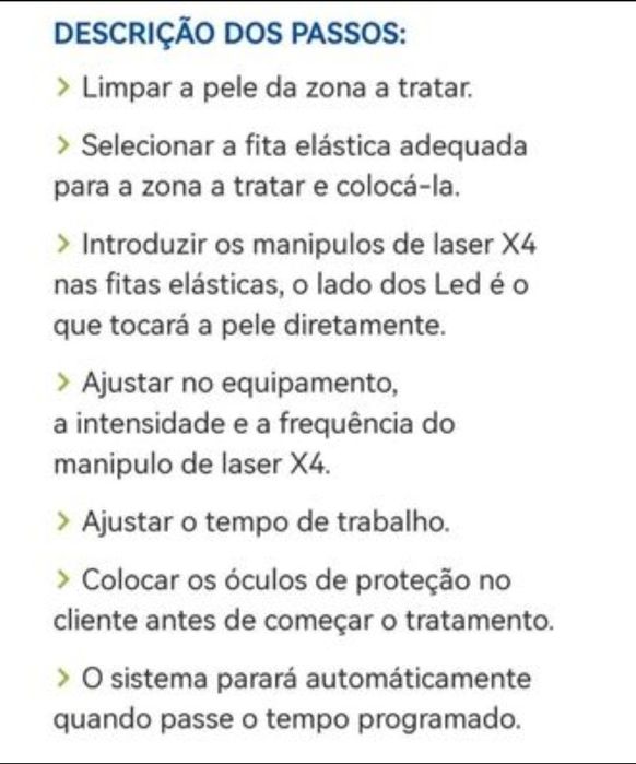 Laser lipolitico com 8 placas de trabalho. Ecrã táctil.

Descripción