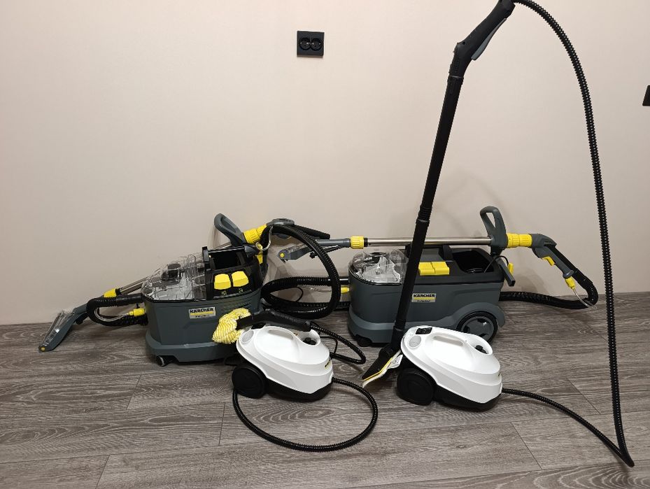 Професійна клінінгова техніка Kärcher | Миючі пилососи + пароочисники