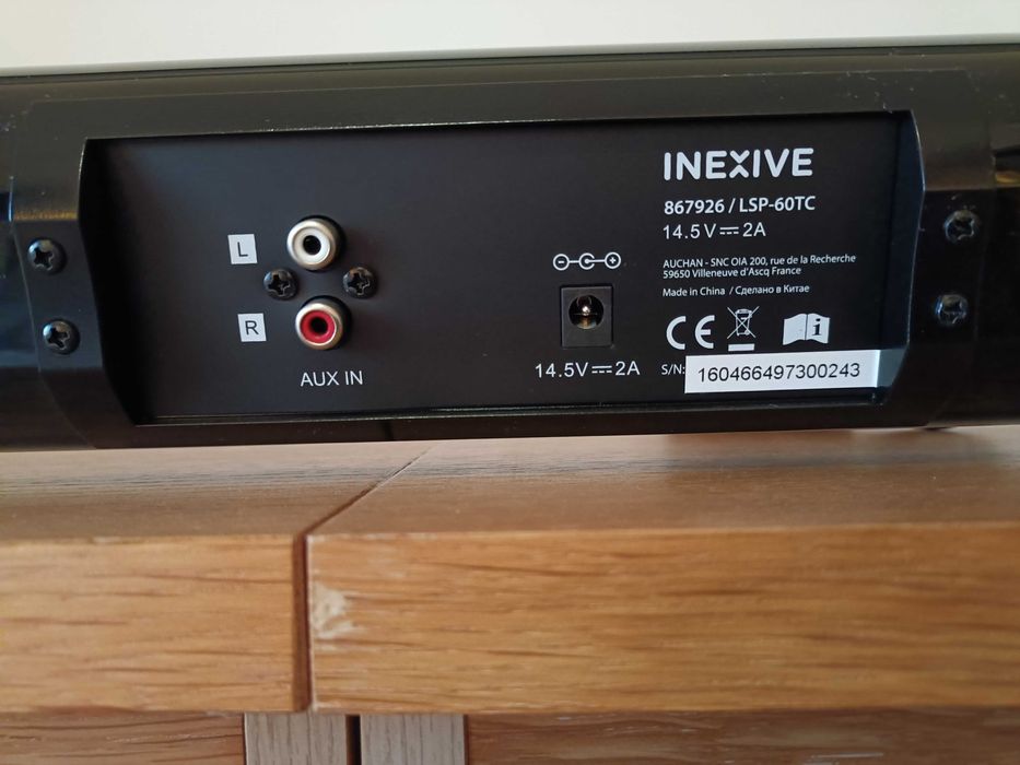 Coluna bluetooth INEXIVE de 30W com telecomando.