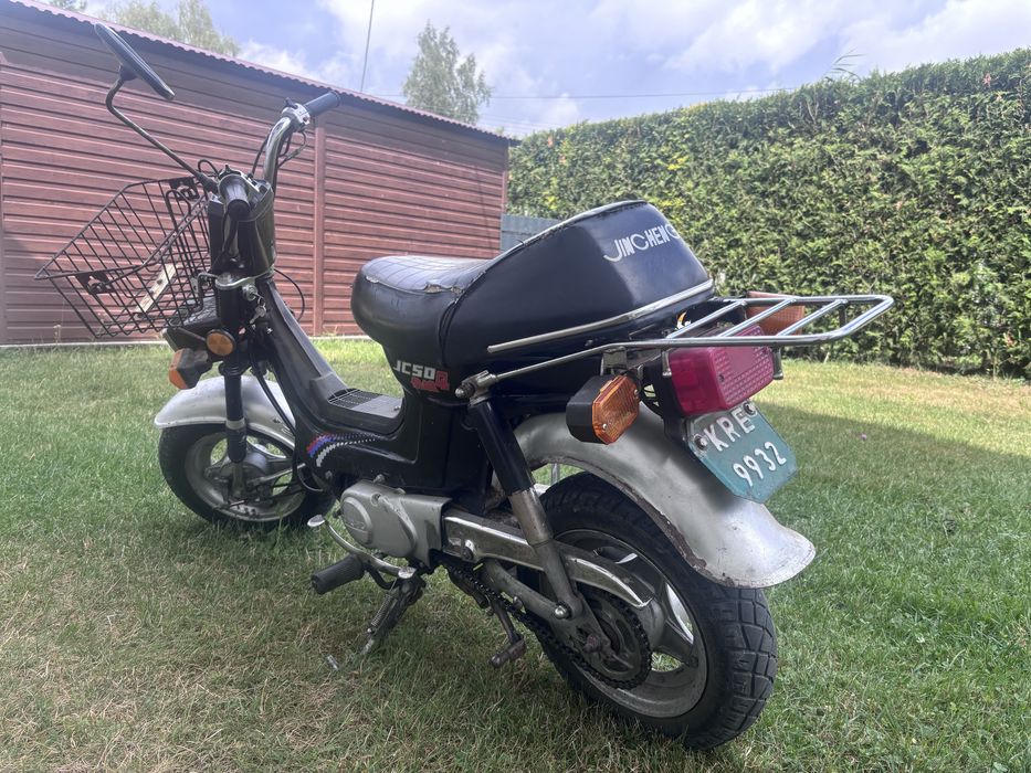 Motorower JC50Q 50 cm³ – sprawny, dokumentacja, opłaty aktualne – RETRO