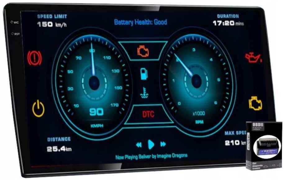 NOWE radio samochodowe 2 DIN 7" ANDROID 14 GPS USB BT RDS