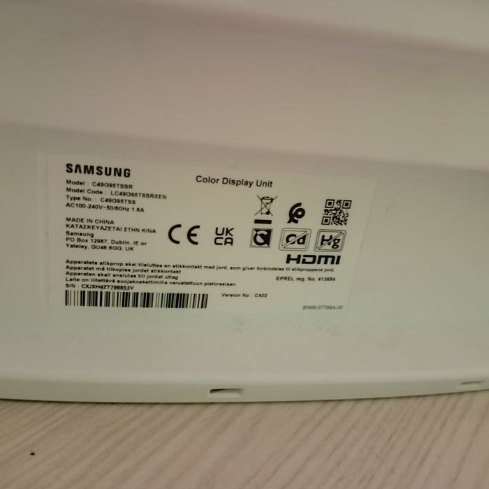 Monitor Samsung C49G95TSSR używany