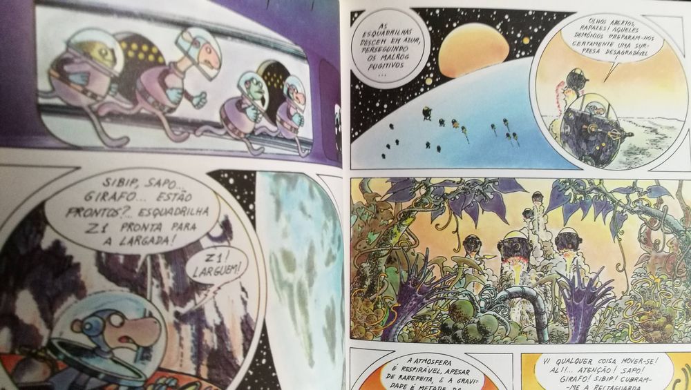 PORTES GRÁTIS 2 livros BD Andrea Romoli - Outros Mundos 20x28cm.3€cada