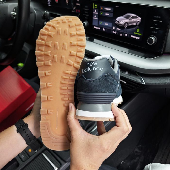 ТОП! Чоловічі кросівки New Balance 574 сині 41 42 43 44 45 46