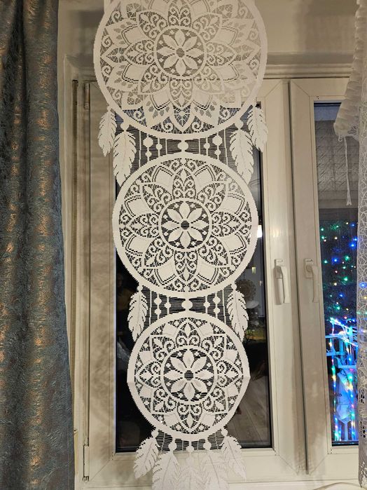 Panele okienne 45 x 140 cm łapacz snów dekoracja okno 2 sztuki