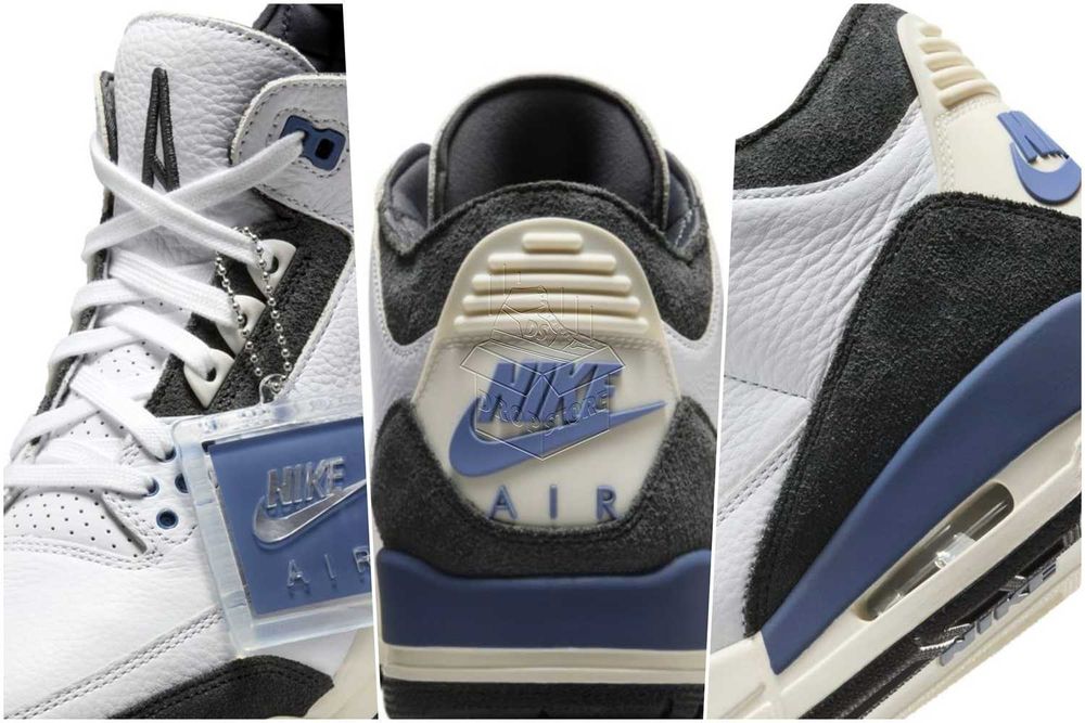 Nike AIR JORDAN 3 A Ma Maniére For The Love Diffused Blue – Buty | HV8571–100