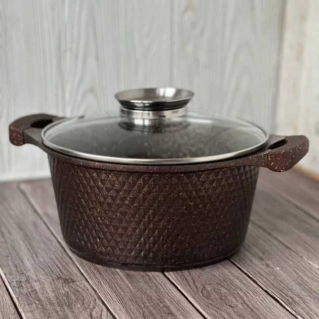 Набор посуды каструль с гранитным антипригарным покрытием 7️⃣ предмет.