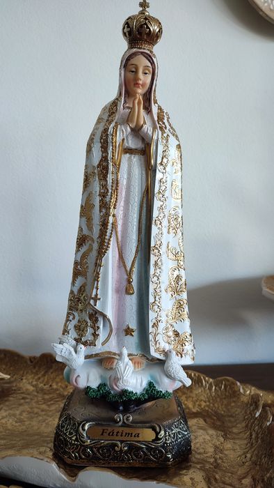 Estatueta / Nossa Senhora de Fátima - 43cm ( Novo )