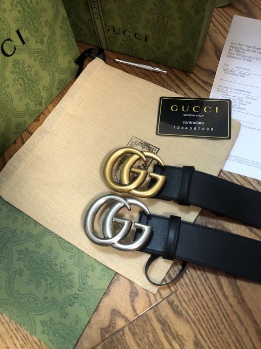 Pasek skorzany Gucci 80-125