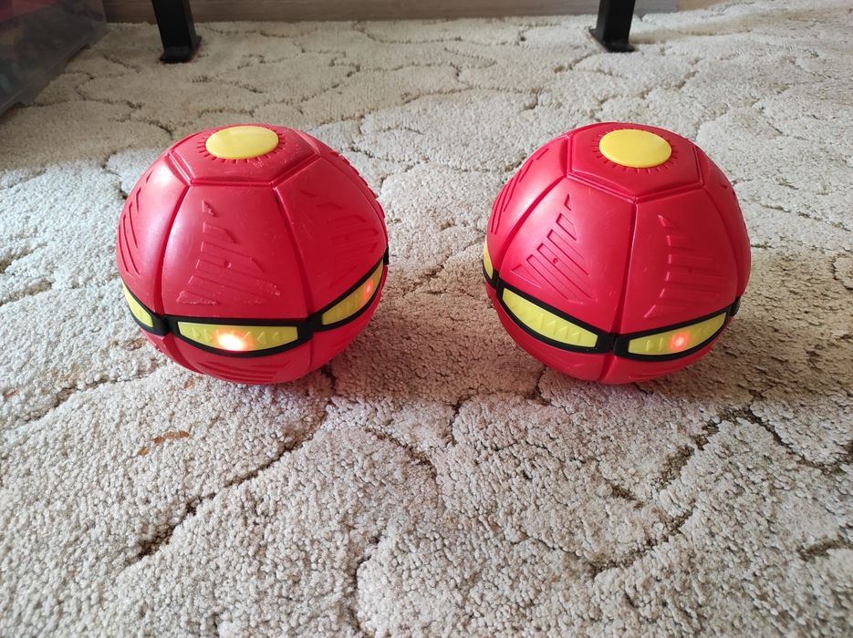 Прыгающий мяч с подсветкой Flat ball disc