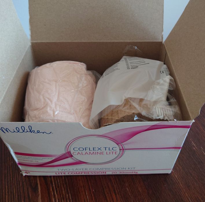 Dwuwarstwowy system uciskowy  Ovik  CoFlex TLC Colamin Lite żylaki nóg