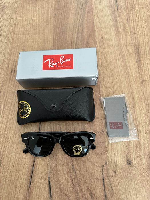 Óculos de Sol Ray-Ban State Street Pretos - Novos e Embalados