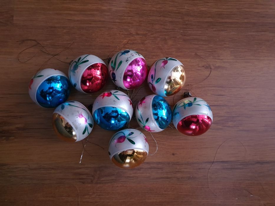 Bombki z Prl'u 9 sztuk