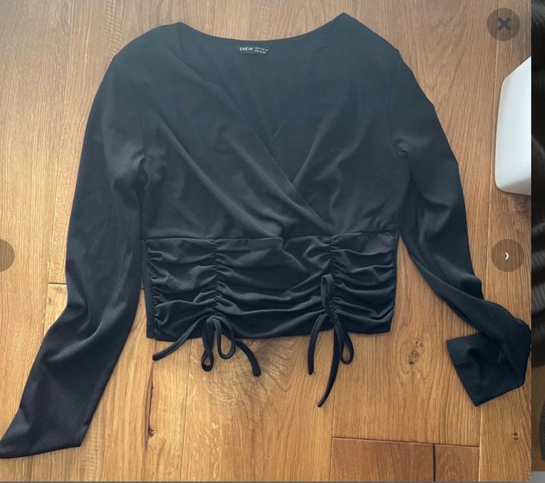 crop top długi rękaw 38/M
