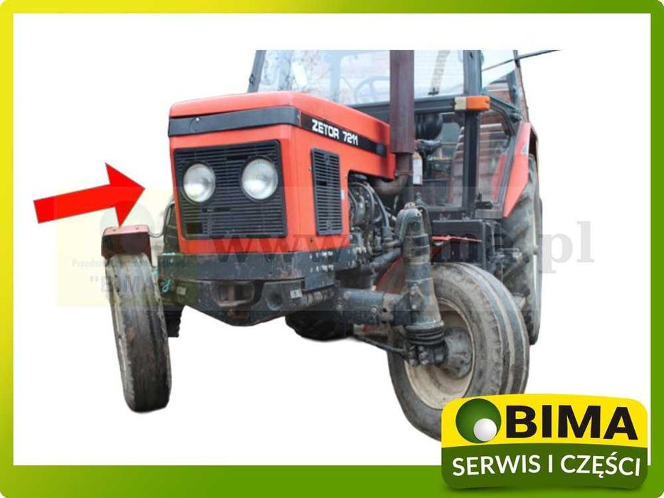 Lampa przednia mijania drogowe ZETOR LED 50W