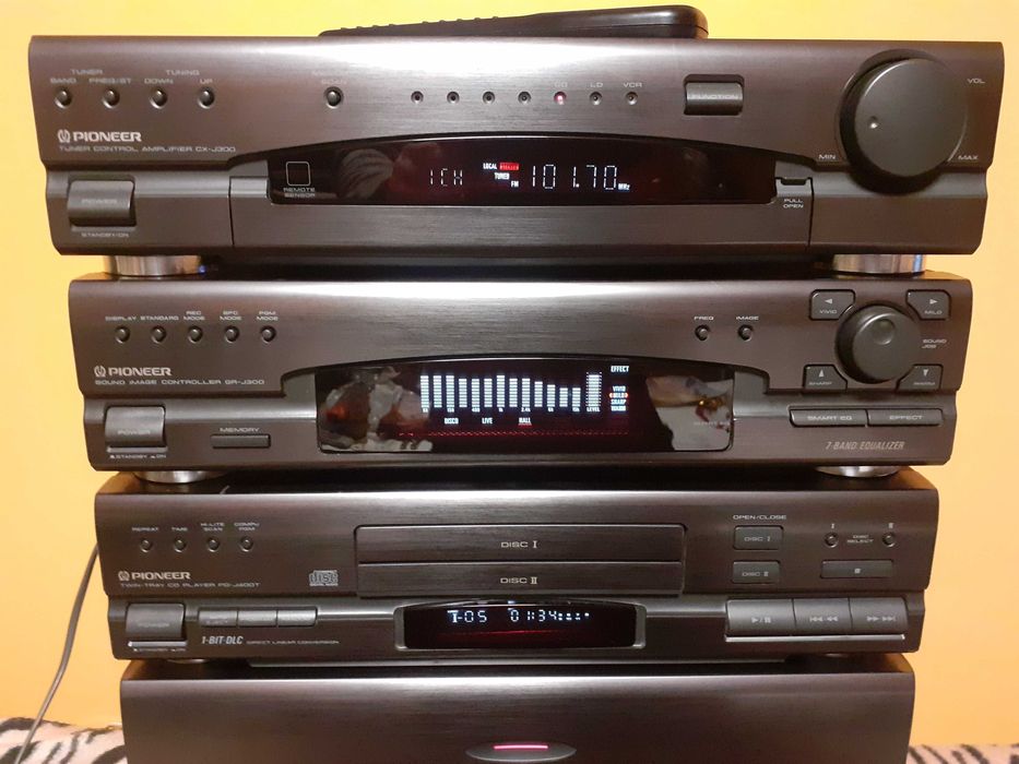 Wieża Hi-Fi Pioneer pilot + Bluetooth