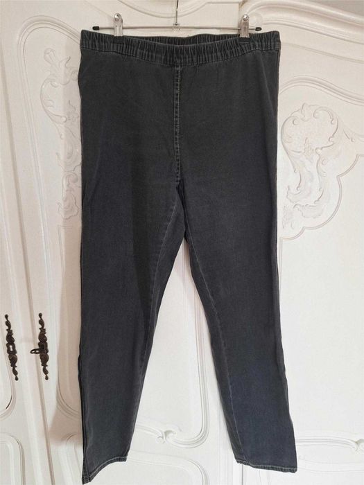 Spodnie jeansy rozmiar XXXL/46 ciemny szary/czarny