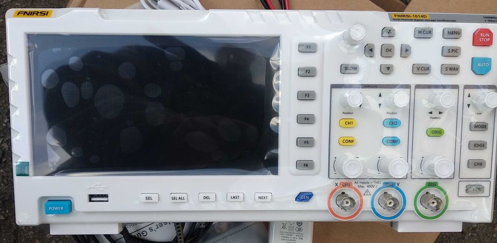 Цифровой двухканальный осциллограф 100 МГц_2 . Автодиагностика.