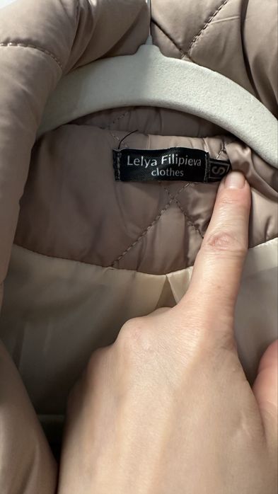 Зимнее стеганое пальто