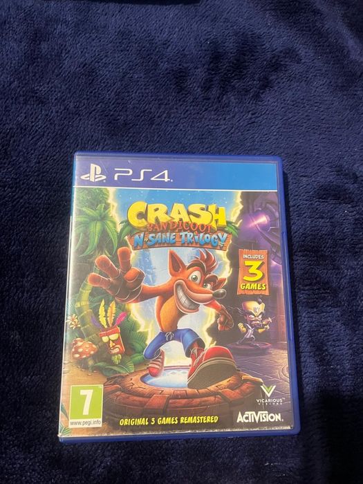 Gra CRASH   3gry  na ps4