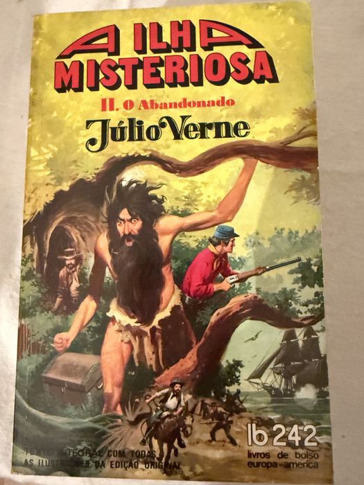 Lote 11 livros Júlio Verne — Coleção Livros de Bolso Europa-América
